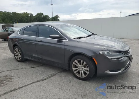 2015 Chrysler 200 Limited z USA, uszkodzony, nr VIN 1C3CCCAB8FN587263